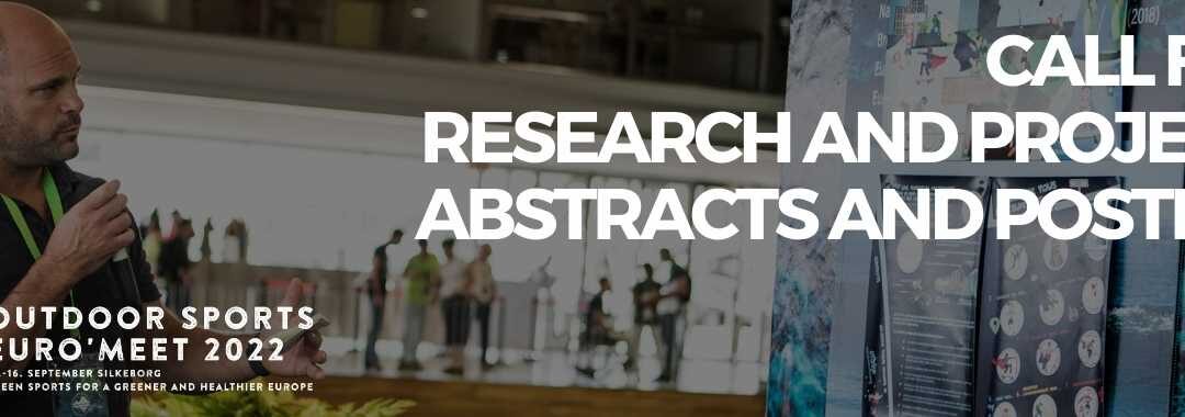 Call for research abstracts and posters: disseminate your research results at Euro’meet 2022