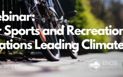 Join Us for an Inspiring Webinar: Outdoor Sports and Recreation Organisations Leading Climate Action!